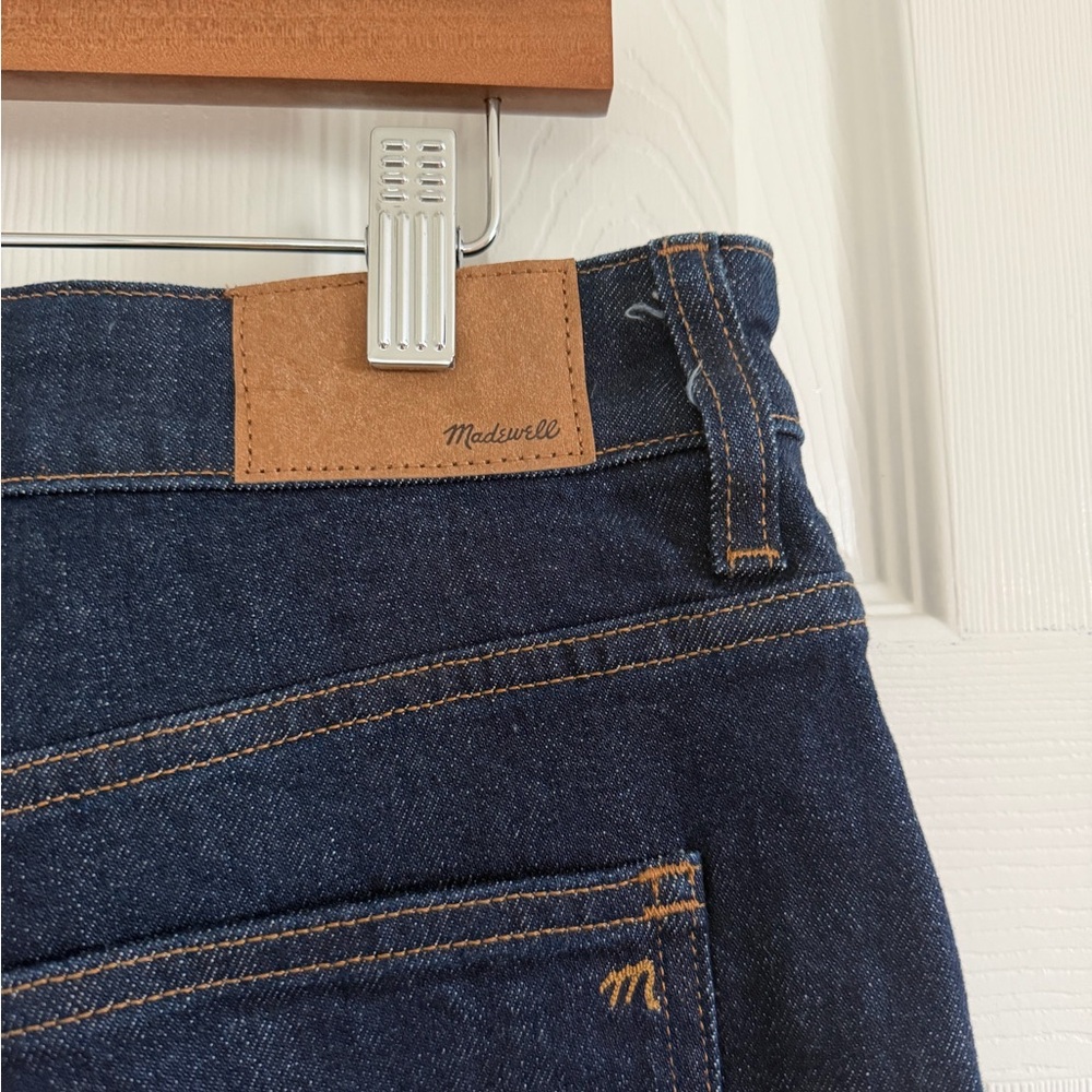 NWT Madewell The Curvy '90s Straight Jean Dark Wash 31 - Picture 6 of 9